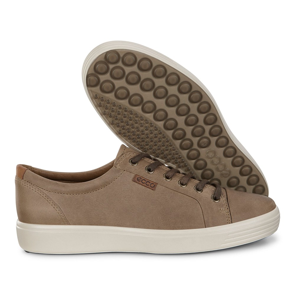 Tenis Hombre - ECCO Soft 7S - Marrom - XWR273986